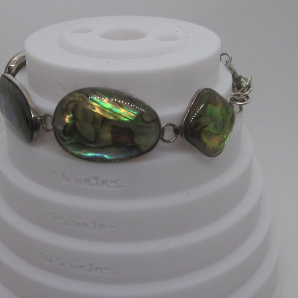 Lucas Lameth Abalone Sterling Bracelet - Picture 5 of 6